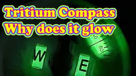 why does tritium glow.